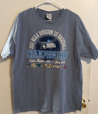 Size L 2023 NCAA Division 3 Baseball Championship Light Blue