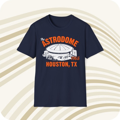 The Astrodome 1965 Classic Cut Baseball T-Shirt - Houston Astros - Picture 5 of 6
