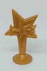 Vintage Barbie Doll Star Trophy STAND Accessory Gold STAR AWARD TROPHY