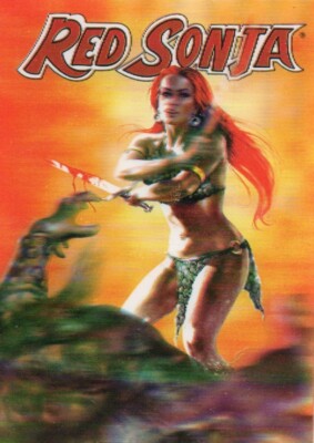 Red Sonja, Breygent 2011: RS14 Lenticular 3-D Chase Card, Lucio Parillo