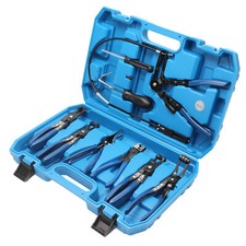Produktbild - 11tlg Schlauchklemmenzangen Set Schlauchschellenzange Schellenzange