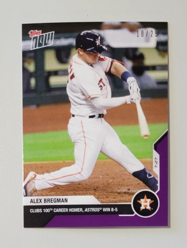2020 Topps Now 21 Alex Bregman