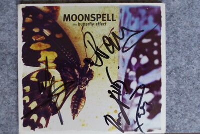 Moonspell - The Butterfly Effect CD Album signed / autograph / signiert