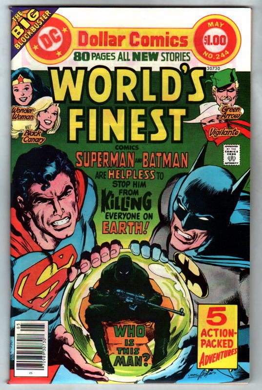 WORLD'S FINEST COMICS 244 DC Batman Superman 1977 Neal Adams