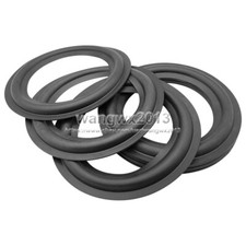2PCS 5" Inch Speaker Rubber Edge Folded Ring Woofer Surround Circle Replacement