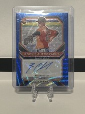 2021 Panini Prizm Ramon Urias Blue Wave Rookie Auto /50 Baltimore Orioles RA-RU