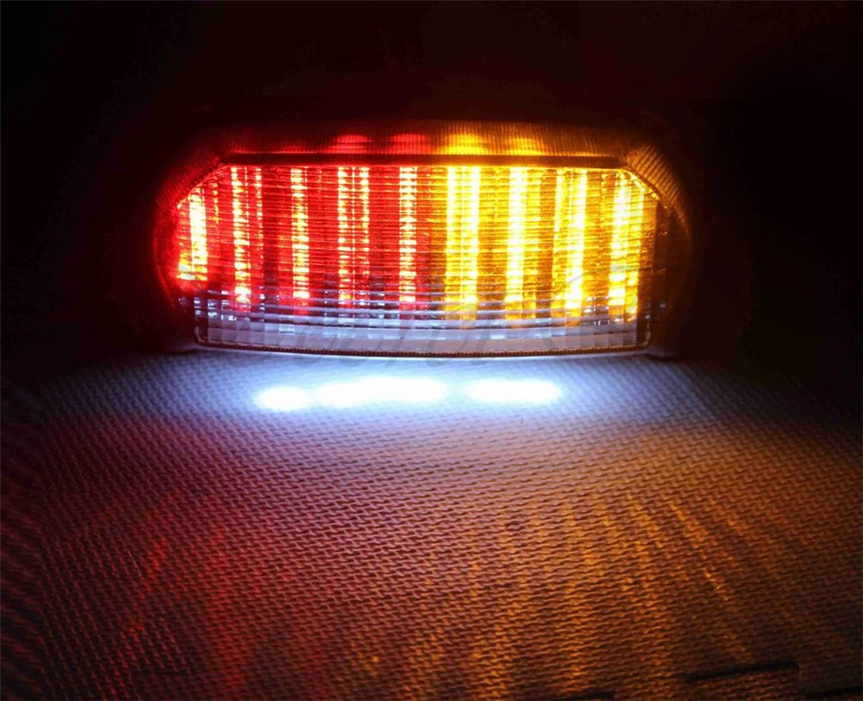 Smoke Led Tail Light Turn Signal For Kawasaki Ninja ZX-7R/ZX750/ZX-7RR/ZX1100 — 第 4/4 张图片