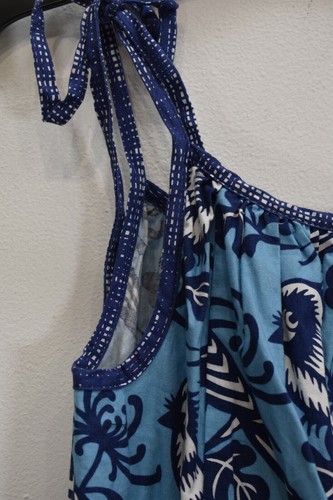 Baxter & Beatrice Girls Birds Print Spaghetti Tie Strap Cotton A Line Dress 6 - Picture 6 of 9