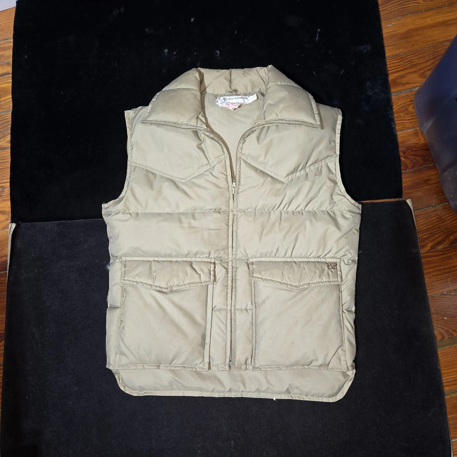 Small Vintage Ski Daddle PackIn Puffer Vest Down Best Product Jim Catfish Hunter