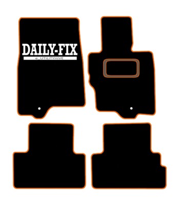 CAR FLOOR MATS FOR INFINITI EX 2007 & ON ALL WEATHER TAILORED BLACK CARPET MAT