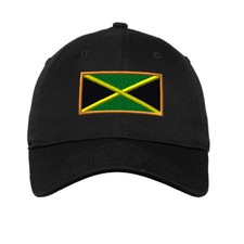 Soft Women Baseball Cap Jamaica Embroidery Dad Hats for Men Buckle Closure