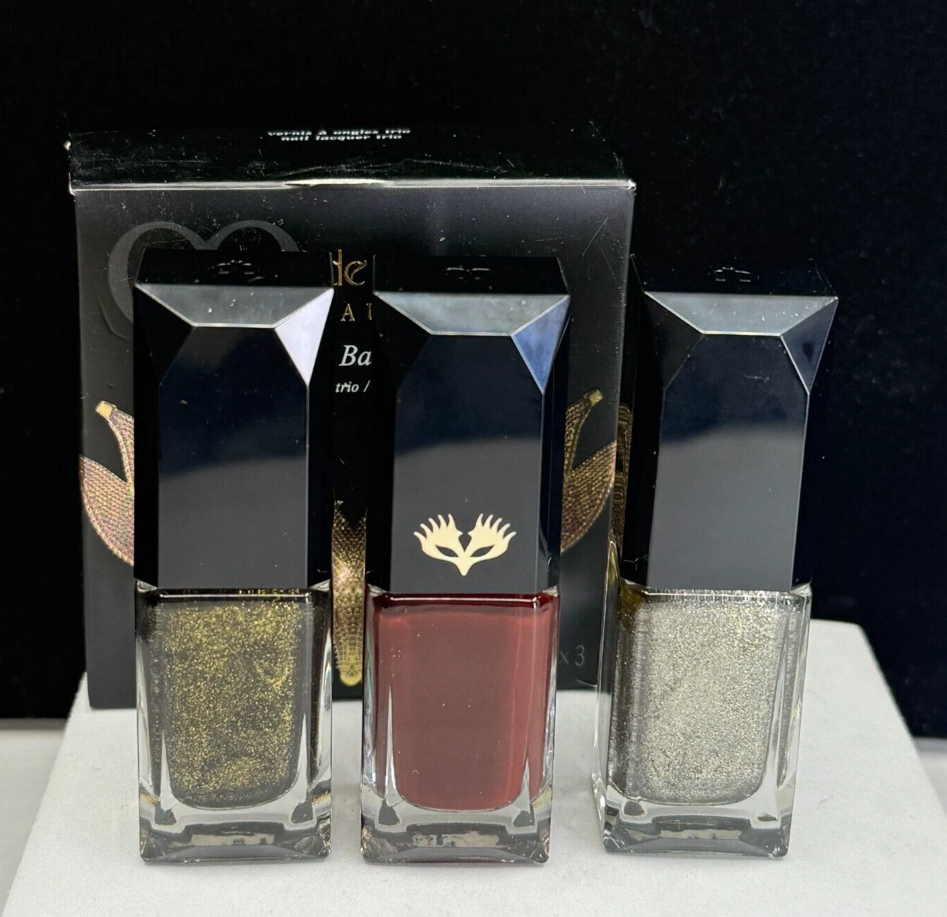 CLE DE PEAU BEAUTE Collection Bal Masque Nail Lacquer Trio 0.27 oz NIB