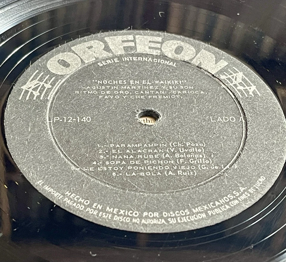 Agustin Martinez Y Su Son Ritmo De Oro – Noches En El Waikiki - Guaracha Mambo - Image 4 of 4