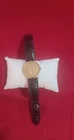 Gruen Men's Vintage Lady Liberty Coin Wristwatch with Leather Band Untested