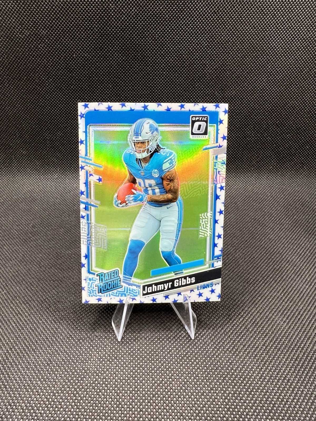 2023 Panini Donruss Optic - Jahmyr Gibbs #236 Stars NM Condition 🔥🔥🔥