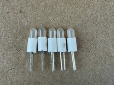5 New Cool White 8V Bi-Pin LED Lamps Light Bulbs Marantz 2275 4300 2230 2285