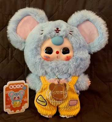 New! Rare Kiss Face! Baby Three ''Twelve Chinese Zodiac V2'' - Rat/Mouse with Card