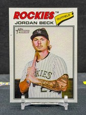 2026 Topps Heritage - Jordan Beck #147 Short Print SP Colorado Rockies