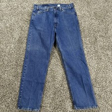 Vintage 90s Levi’s 505 Jeans Mens 36x30 Orange Tab Regular Fit Denim Made In USA