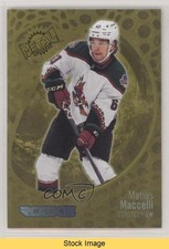 2022-23 Skybox Metal Universe Rookies Gold Spectrum FX Matias Maccelli READ q2c