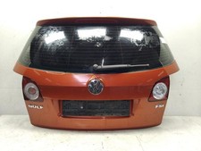 VW Golf Plus 5M Heckklappe LA3X Sunsetred mit Heckscheibe BJ2006 Rost
