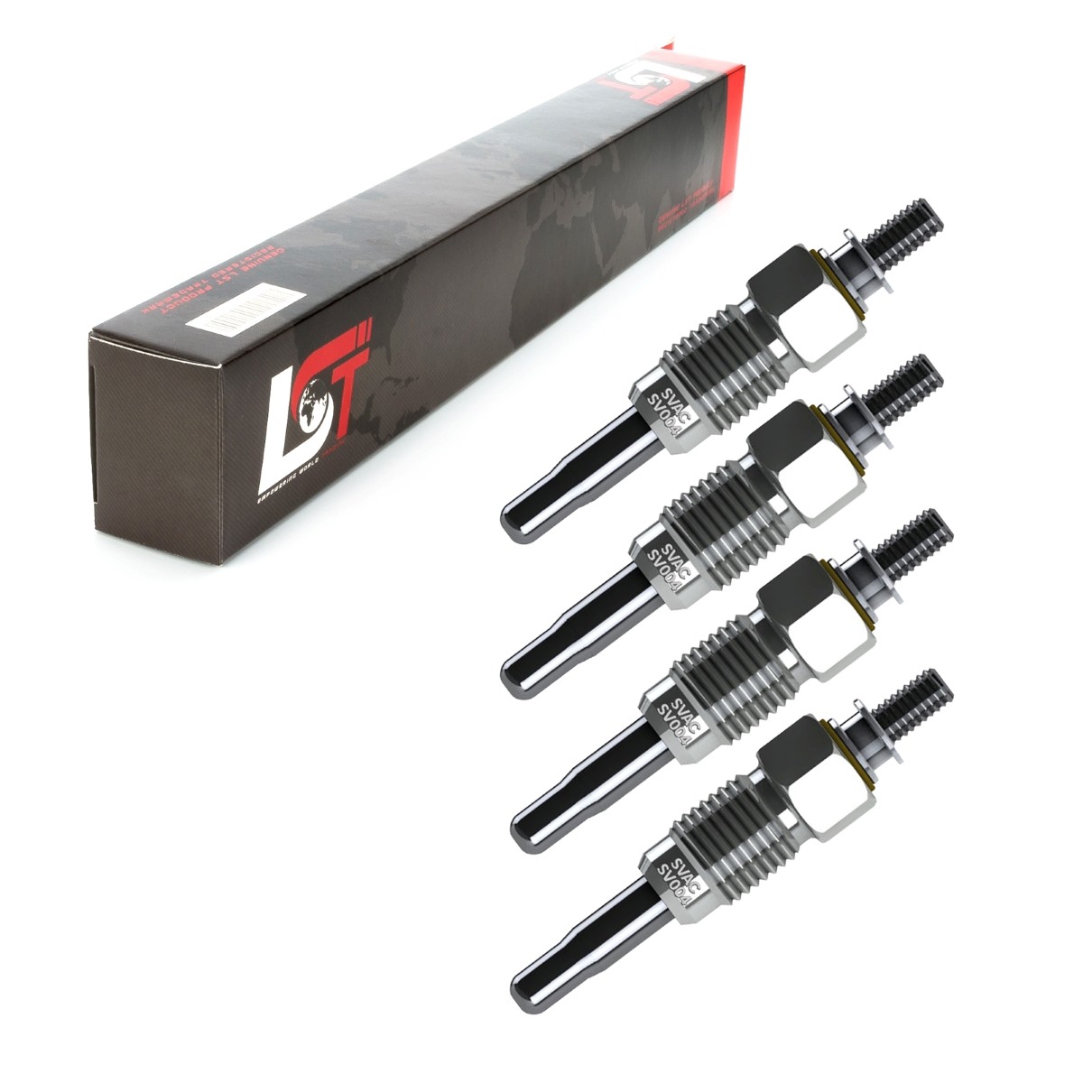 4x Glow Plug Pencil for VW Colf Caddy Jetta Lt Passat Polo Transporter