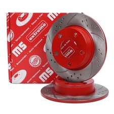 2x Bremsscheibe hinten für AUDI A6 C5 (4B2, 4B4), A6 C5 Avant (4B5), ALLROAD C5