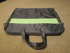 Laptop Tasche Notebook Schultertasche Datev Grau Grün NEU