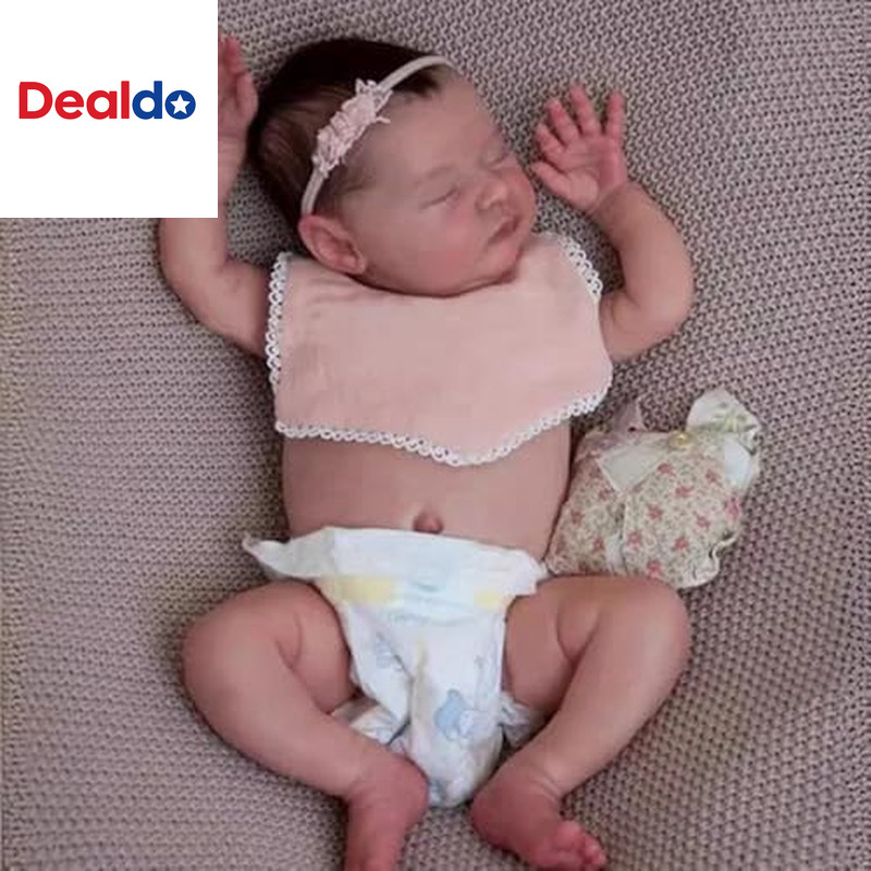 Silicone Full Body Girl 20 Inch Realistic Baby Doll Soft Vinyl