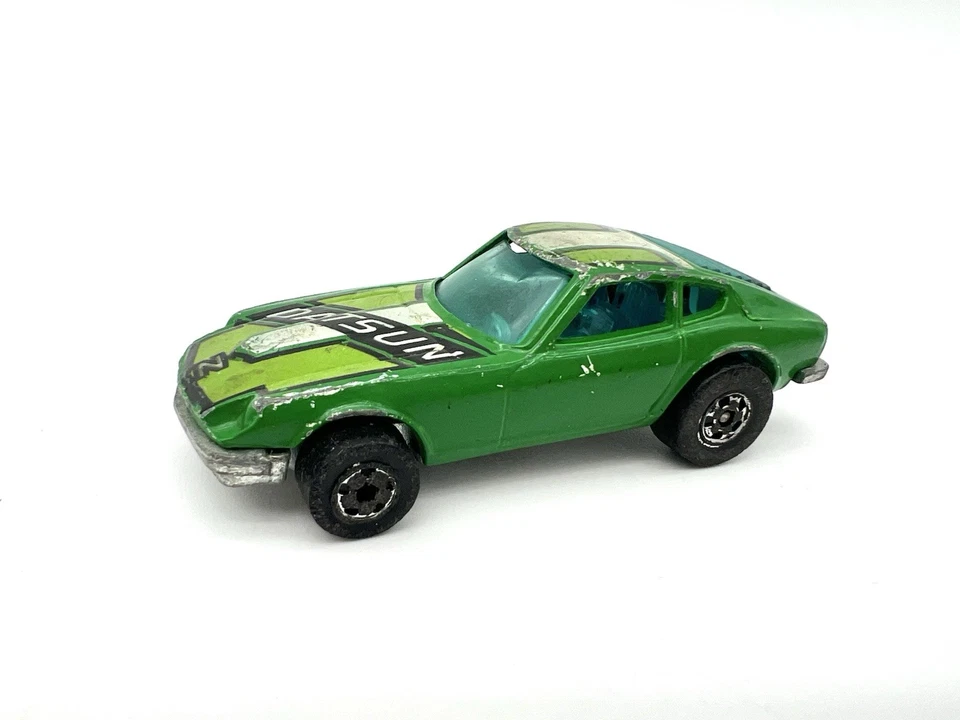 De colección Hot Wheels Datsun Z-Whiz 1977 Verde Diecast Car Blackwalls Foto 2 de 4