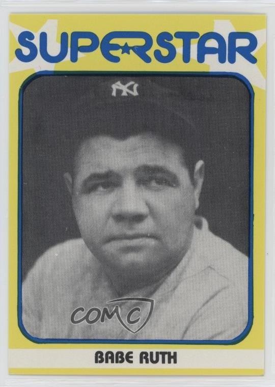 1980 TCMA Superstars Babe Ruth #42 HOF 0b67