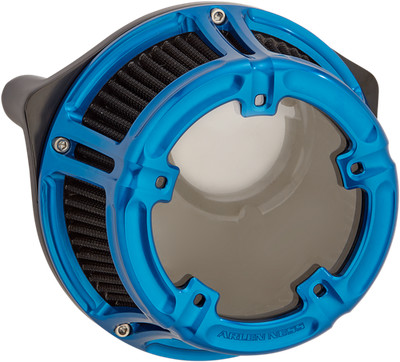 Arlen Ness Method Klarer Sucker Luftfilter Kits Blau #18-180