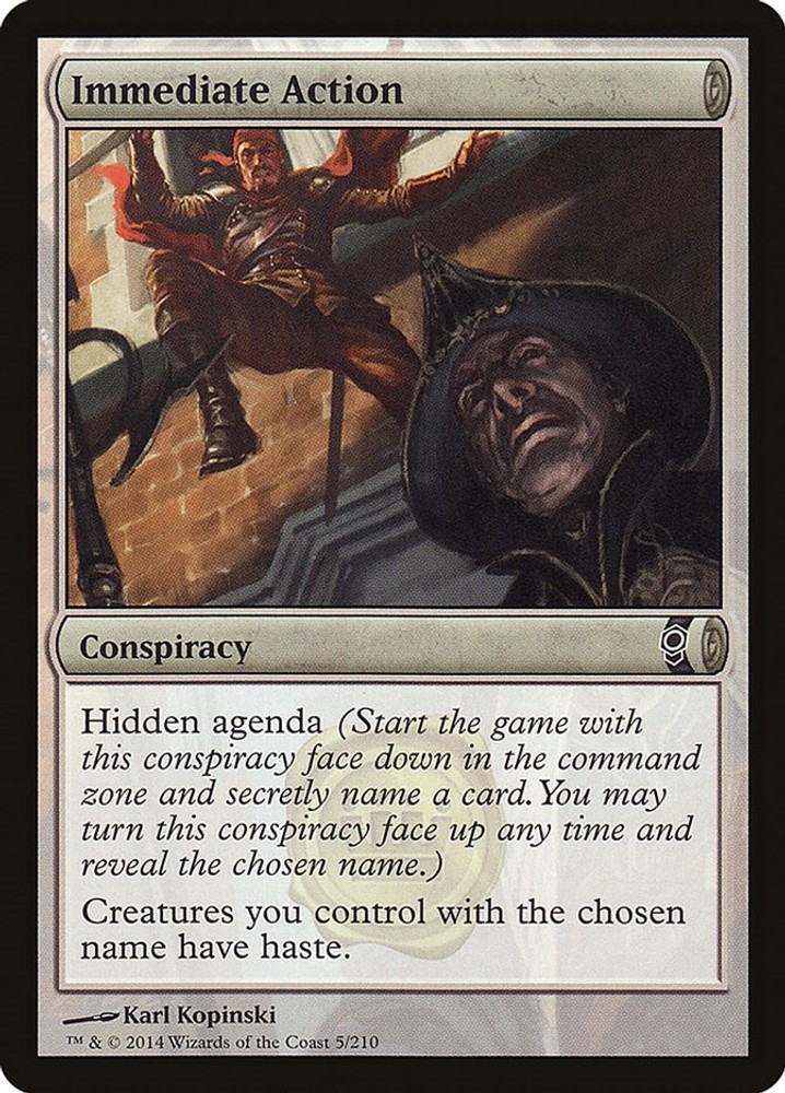 Immediate Action Conspiracy MTG 5 LP
