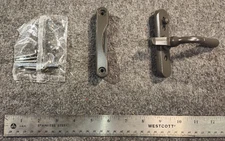 Albright In-Swing Screen Door Handle Grey With Instructions, NEW