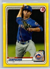 2020 Bowman #BP-7 Briam Campusano Prospects Yellow
