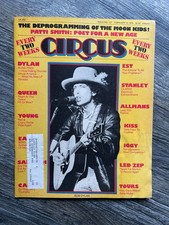 CIRCUS Magazine Feb 1976 Queen Mercury Ozzy Sabbath Vintage Kiss Cadillac Aucoin