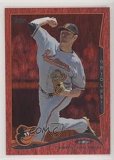 2014 Topps Red Hot Foil Chris Tillman #141 6p0