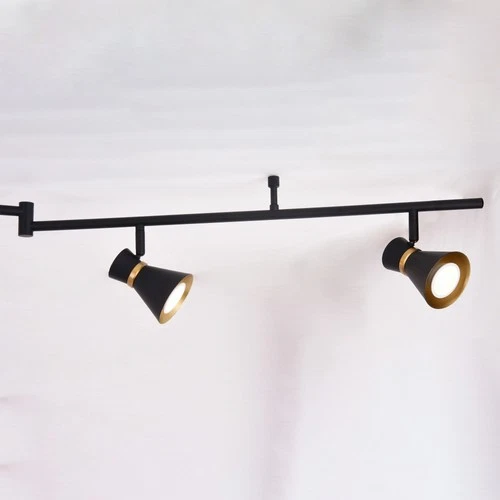 Vaxcel Lighting C0288 Alto 6 Light 82"W LED Swing Arm Rail - Black - Picture 5 of 9