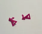 Vintage Doll Totally Hair Barbie - Pink Earrings Replacement Accessory  Great!