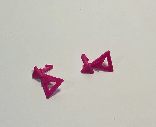 Vintage Doll Totally Hair Barbie - Pink Earrings Replacement Accessory  Great!