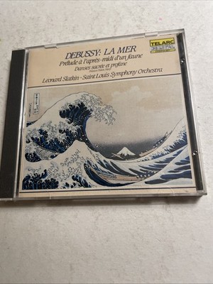 TELARC CD-80071 DEBUSSY LA MER LEONARD SLATKIN Cd
