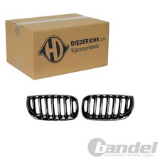 DIEDERICHS SPORT K�HLERGRILL NIEREN SCHWARZ GL�NZEND passend f�r BMW X3 E83