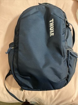 Thule Subterra 30L Blue Water Resistant Backpack With Laptop Sleeve