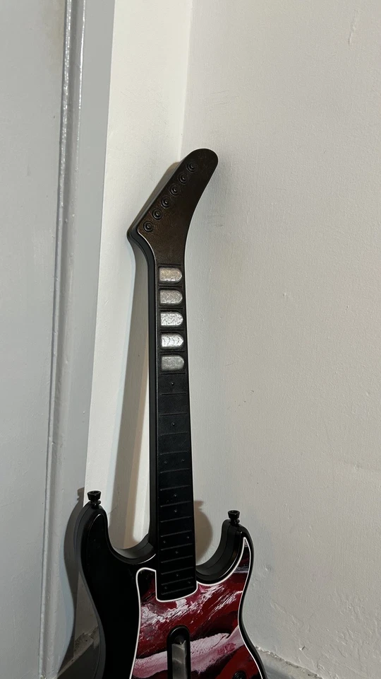 Custom Guitar hero Kramer Controller, Custom Faceplate, RGB, For Xbox/PS/PC - Image 2 of 4