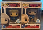 Joyce and Hopper Stranger Things funko pop 1253 & 1254
