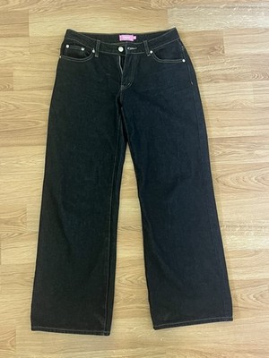 Edikted Jeans - Womens Small (S) - Wide Leg Denim - Streetwear - Excellent!!