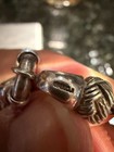DESIGNER Andrea Candela CJI Sterling & 14K Cable Puffy Heart Necklace 18" — photo 5