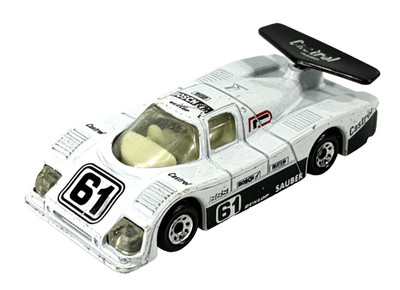 1984 Matchbox White #61 Sauber Group C Racer Castrol Race Car MB-66 Macau 1:55