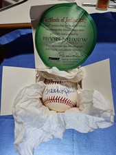 AUTOGRAPHED BROOKS ROBINSON mystery MLB Baseball COA NM+ 