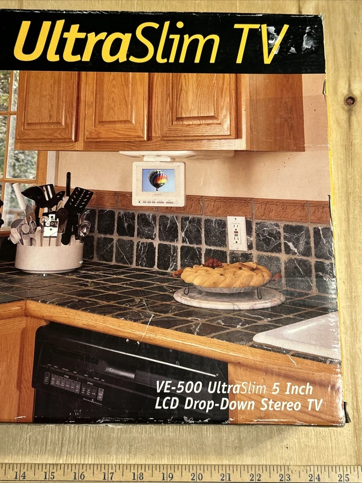 "Reproductores de TV desplegables Audiovox de 5"" radio AM/FM integrados control remoto VE500 funciona RV Foto 4 de 4